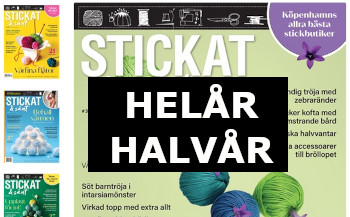 Stickat & Sånt halv- eller helårsprenumeration med rabatt