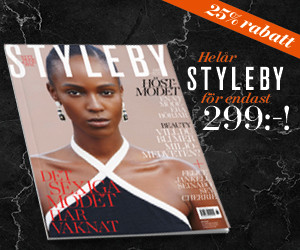 Helårsprenumeration på STYLEBY för 299 kr (25% rabatt)