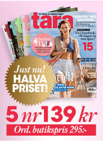 5 nr av tidningen Tara för 139 kr (53% rabatt)