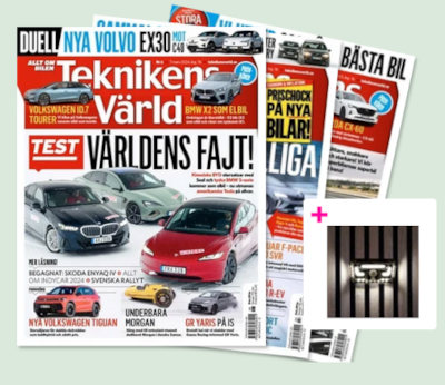 5 nr av Teknikens Värld + Solcellslampa 199 kr