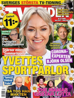 Prenumeration på TVguiden 26 nr för 399 kr (19% rabatt)