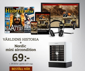 Världens Historia 2 nr + Nordic mini aircondition