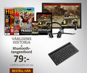 2 nr av Världens Historia + Bluetooth-tangentbord för 79 kr