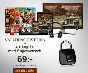 Världens Historia 2 nr + hänglås med fingeravtryck