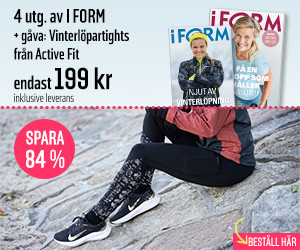 Köp 4 nr av I FORM & få Vinterlöpartights från Active Fit
